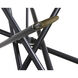 Serwin LED 37.5 inch Matte Black / Gold Chandelier Ceiling Light